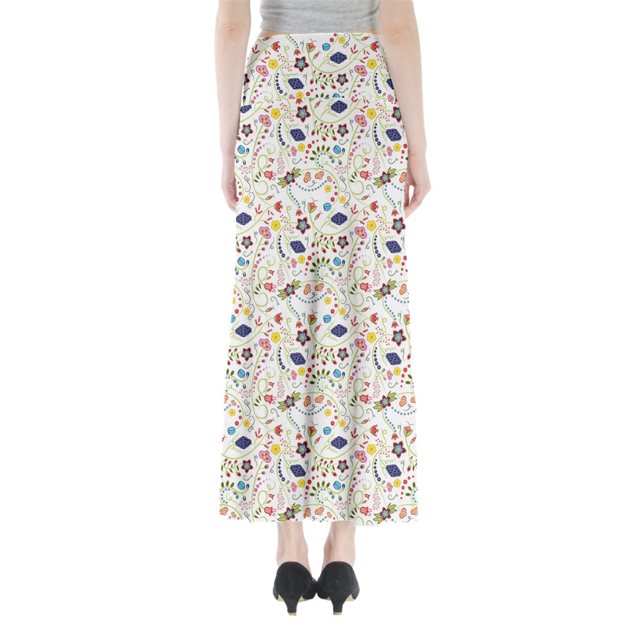Fresh Fleur Full Length Maxi Skirt