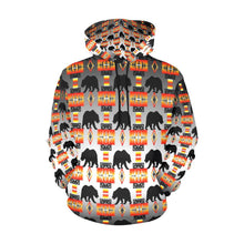 Load image into Gallery viewer, Bear Black and White Hoodie For Men
