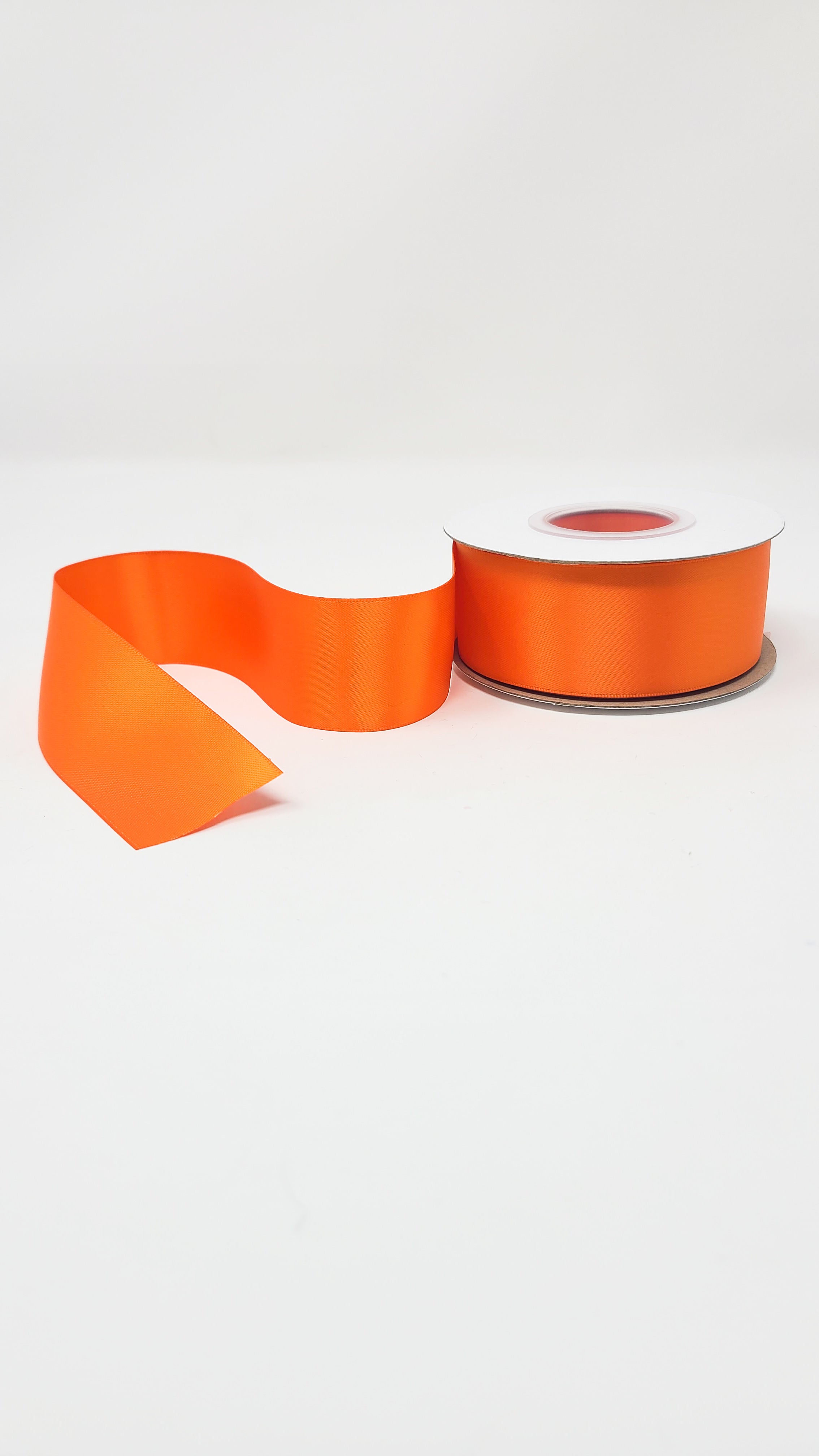 Torrid Orange - Double Face 1.5 inch Solid Colored Ribbon