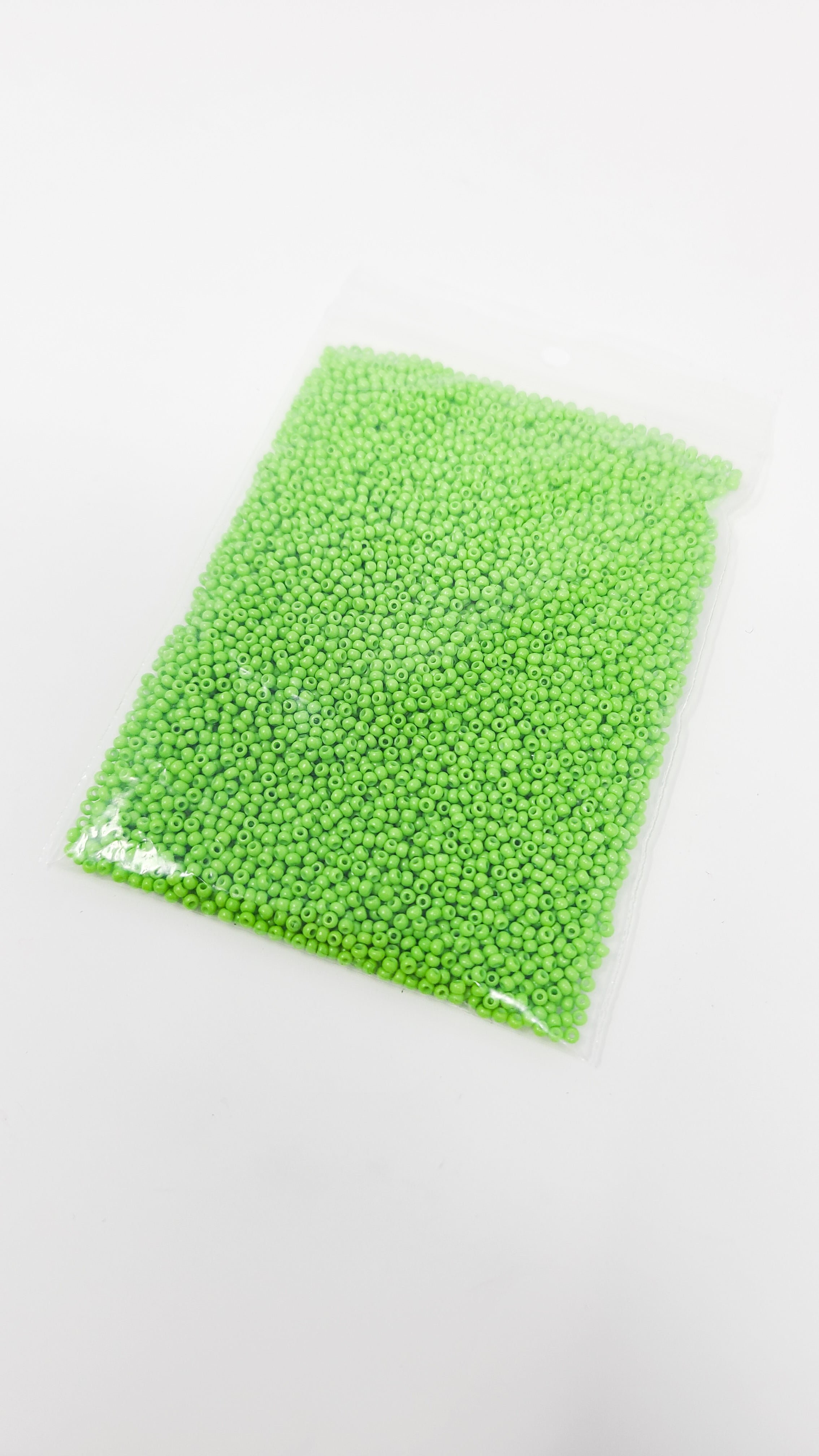 Glass Beads - Sage Green
