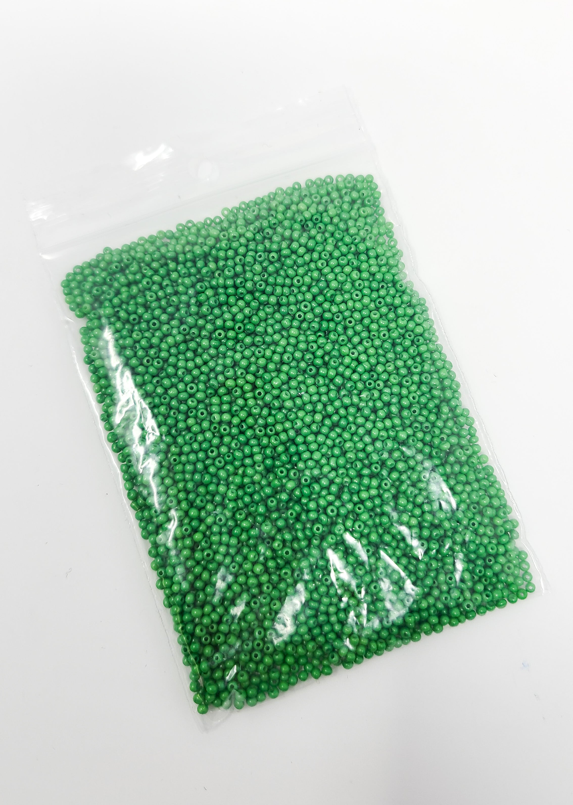 Glass Beads - Hunter Green