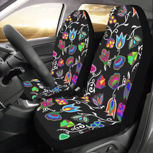 Load image into Gallery viewer, Indigenous Paisley Black Seat Covers (Set of 2)

