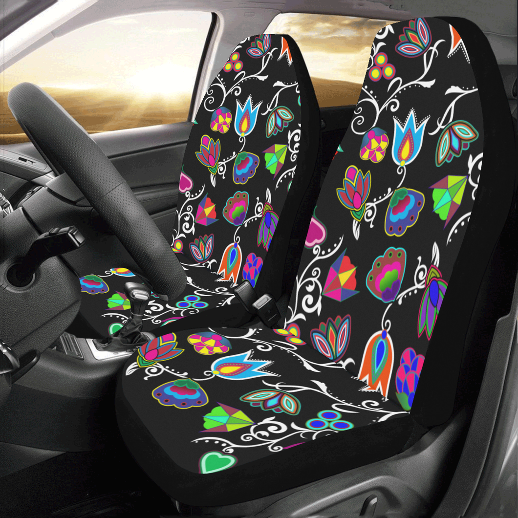 Indigenous Paisley Black Seat Covers (Set of 2)