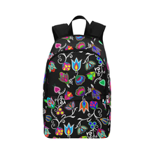 Load image into Gallery viewer, Indigenous Paisley Black Backpack
