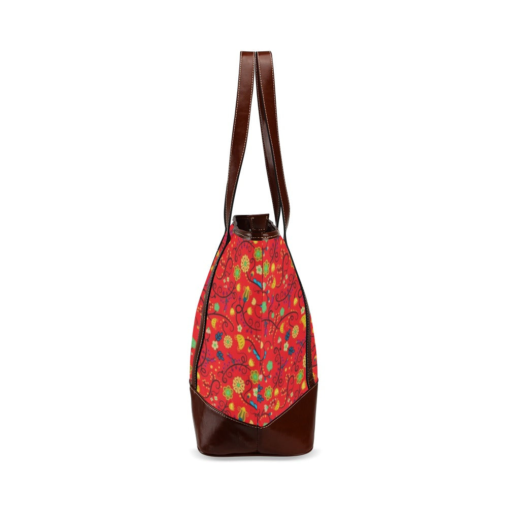 Nipin Blossom Fire Tote Handbag (Model 1642)