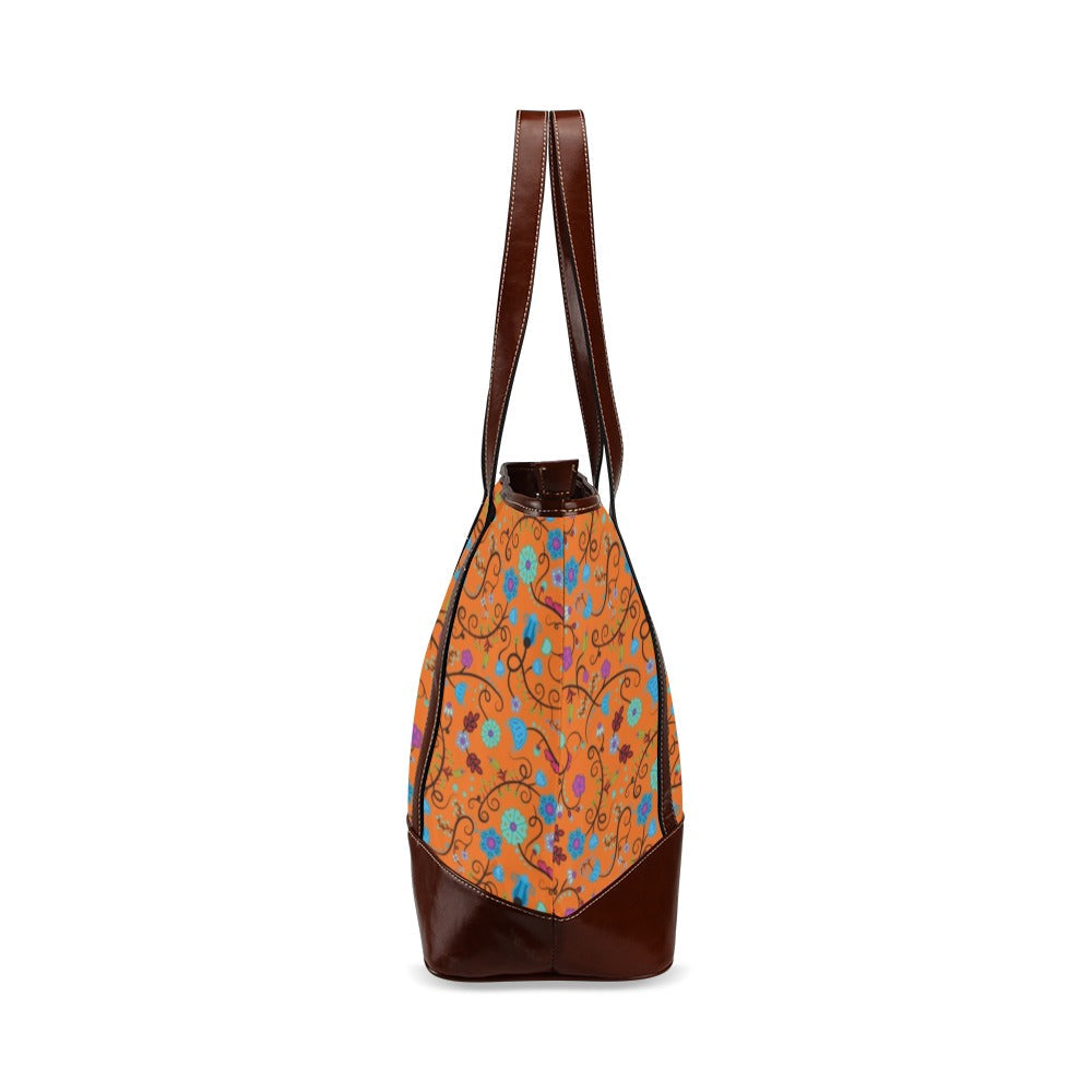 Nipin Blossom Carrot Tote Handbag (Model 1642)