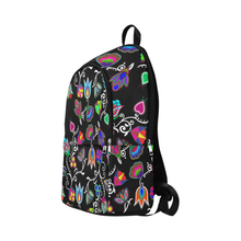 Load image into Gallery viewer, Indigenous Paisley Black Backpack
