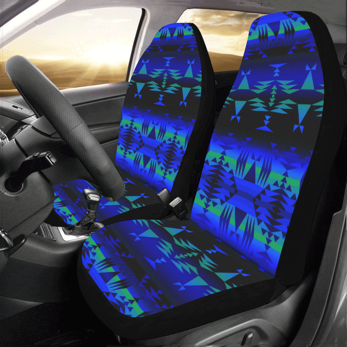 Between the Blue Ridge Mountains Seat Covers (Set of 2)