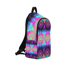 Load image into Gallery viewer, Seven Tribes Pink and Teal Horizon Fabric Backpack for Adult (Model 1659)
