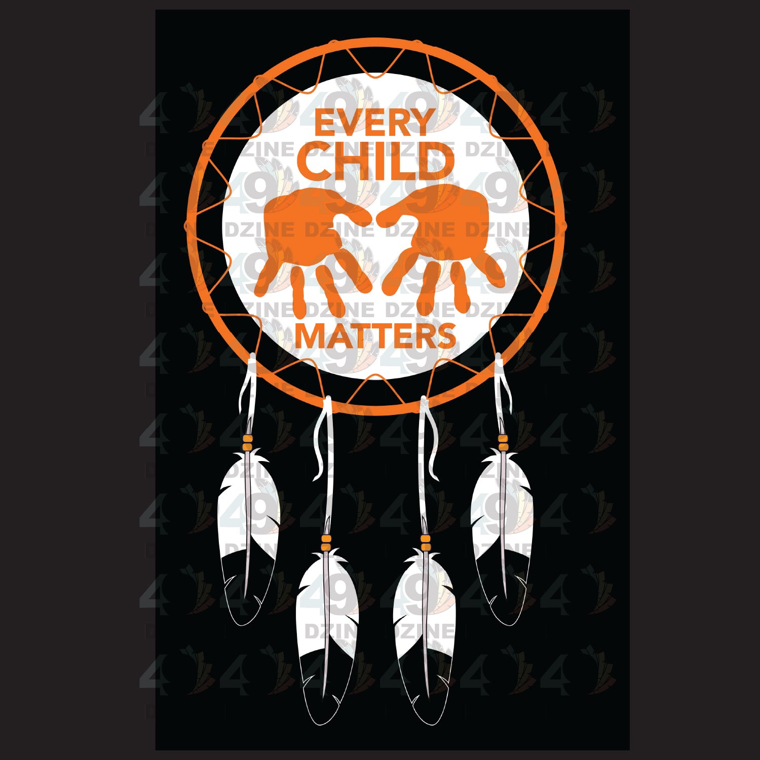 11 IN Every Child Matters Dream Catcher Transfer