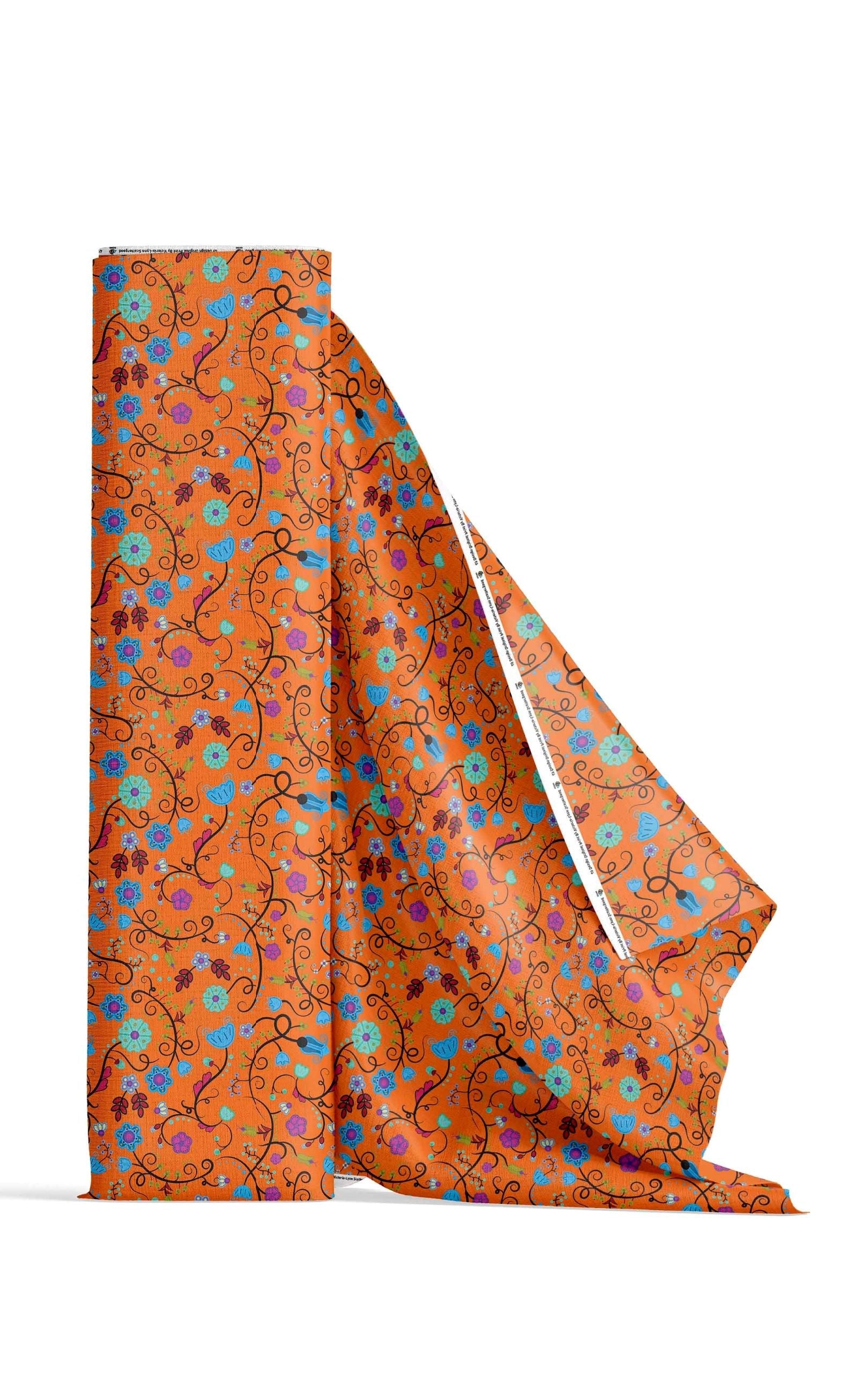 Nipin Blossom Carrot 56 inch Cotton Poplin