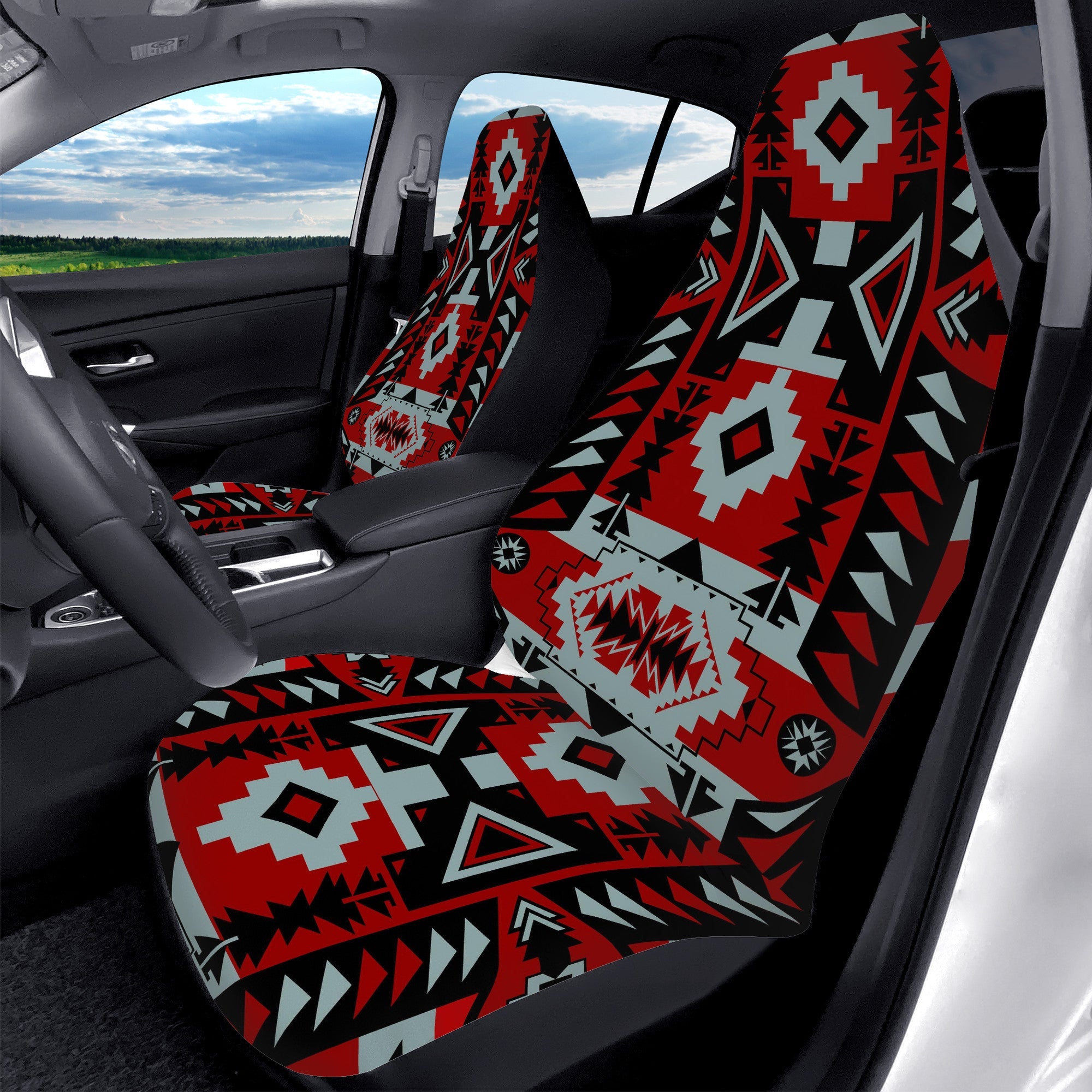 Chief Mountain Candy Dark Sierra Car Seat Covers (Set of 2)