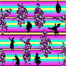 Load image into Gallery viewer, Dancers Floral Contest Cotton Poplin Fabric By the Yard
