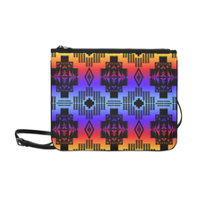 Load image into Gallery viewer, Black Sunset Clutch Bag
