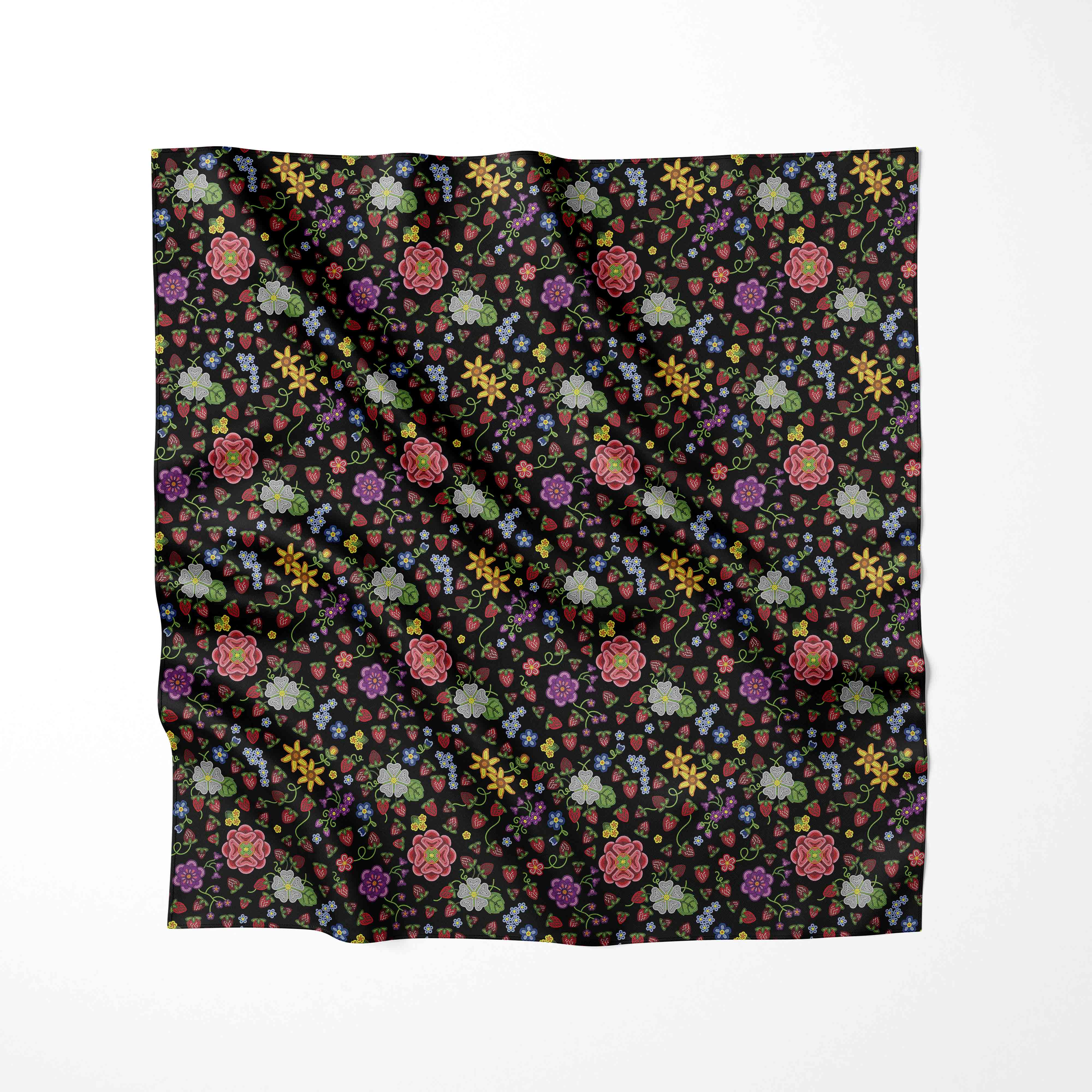 Berry Pop Midnight Cotton Fabric