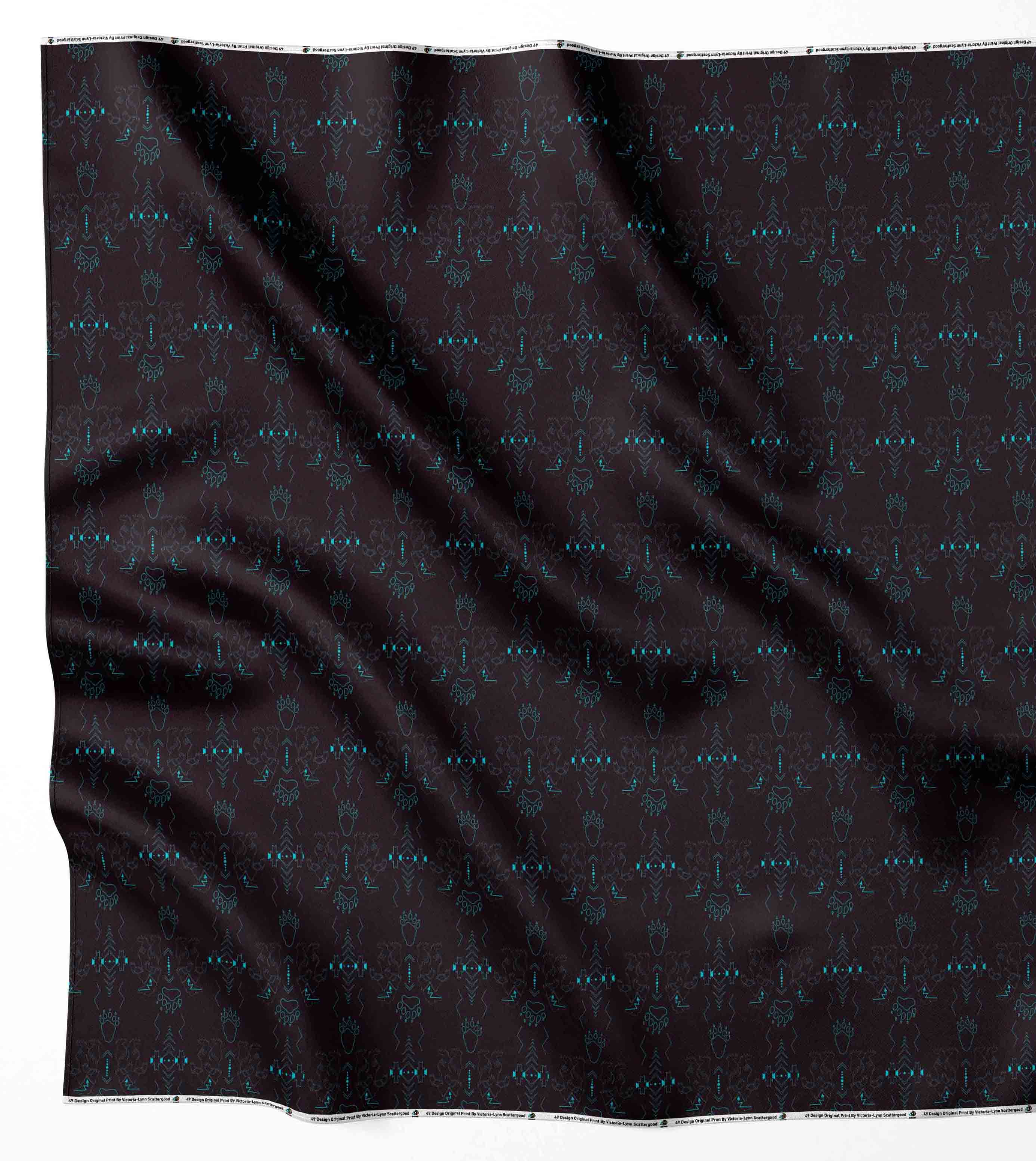 Ledger Bear Cotton Fabric