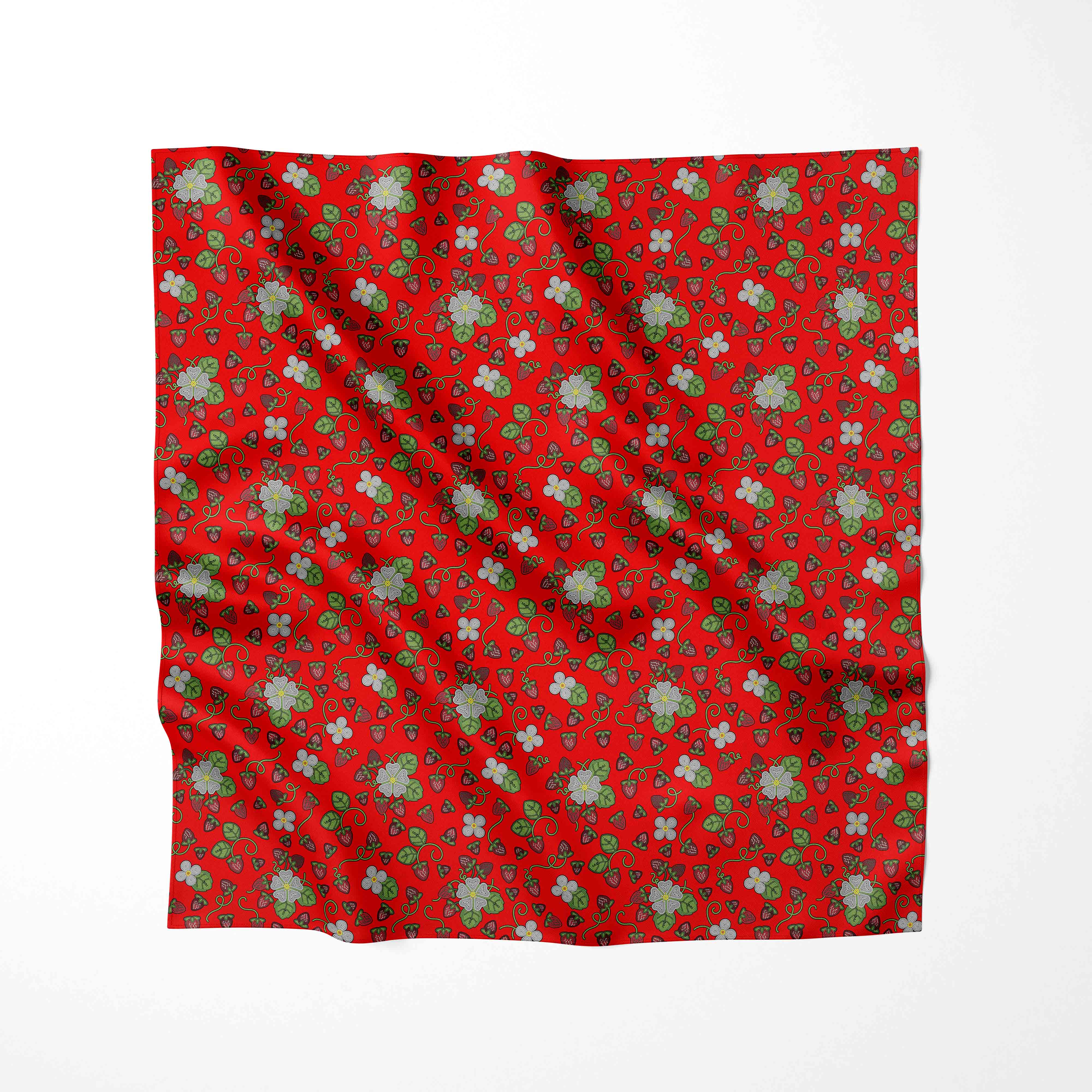 Strawberry Dreams Fire Cotton Fabric