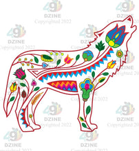 Load image into Gallery viewer, 11-inch Animal Floral Transfer
