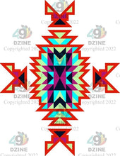 Load image into Gallery viewer, 11-inch Geometric Transfer Geo Directions Tipis
