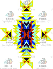 Load image into Gallery viewer, 11-inch Geometric Transfer Geo Directions Tipis
