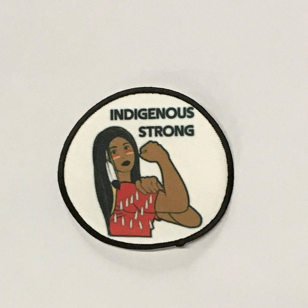 Indigenous Strong 3 Inch  Round Patch