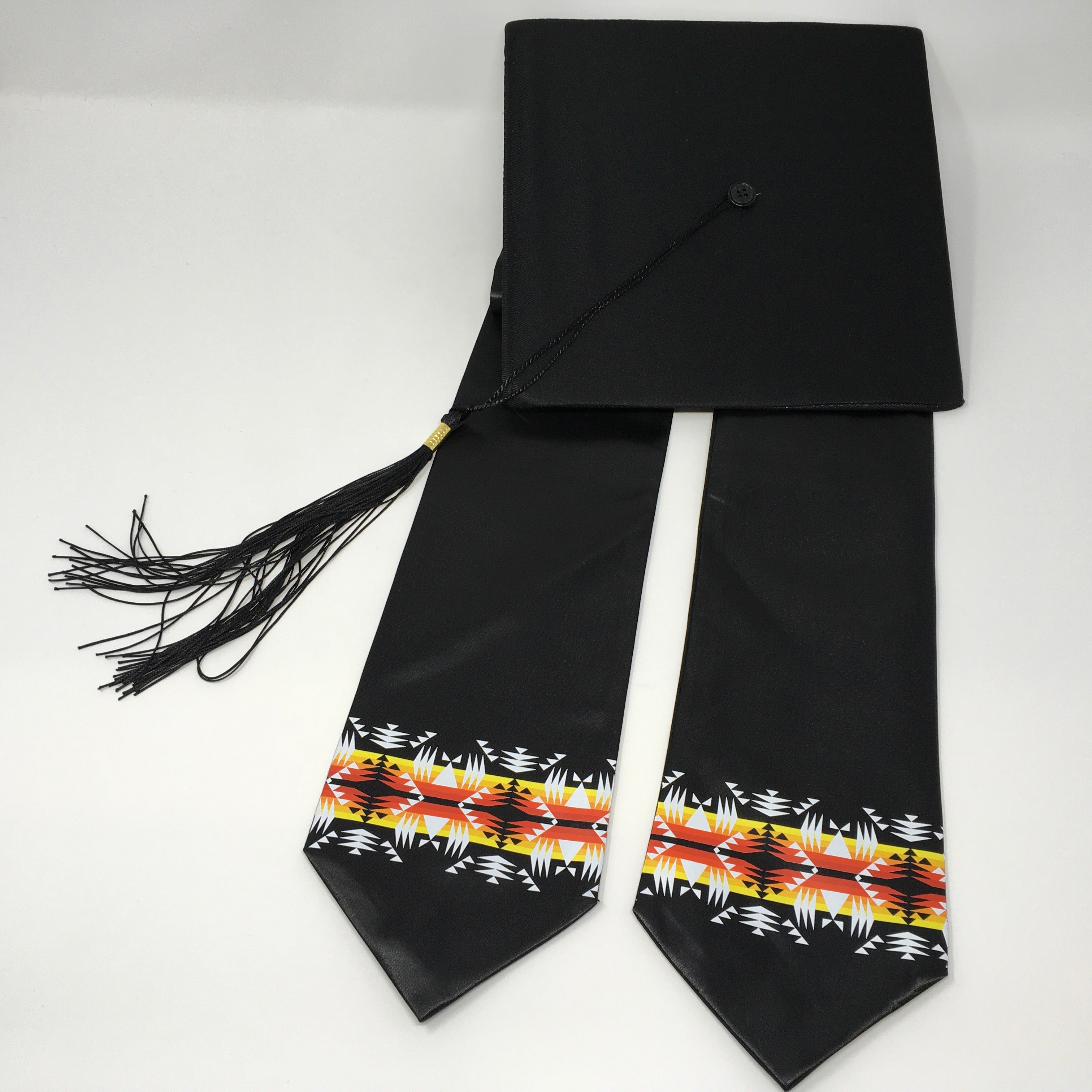 Black Graduation Stole with Between The Mountains Strip