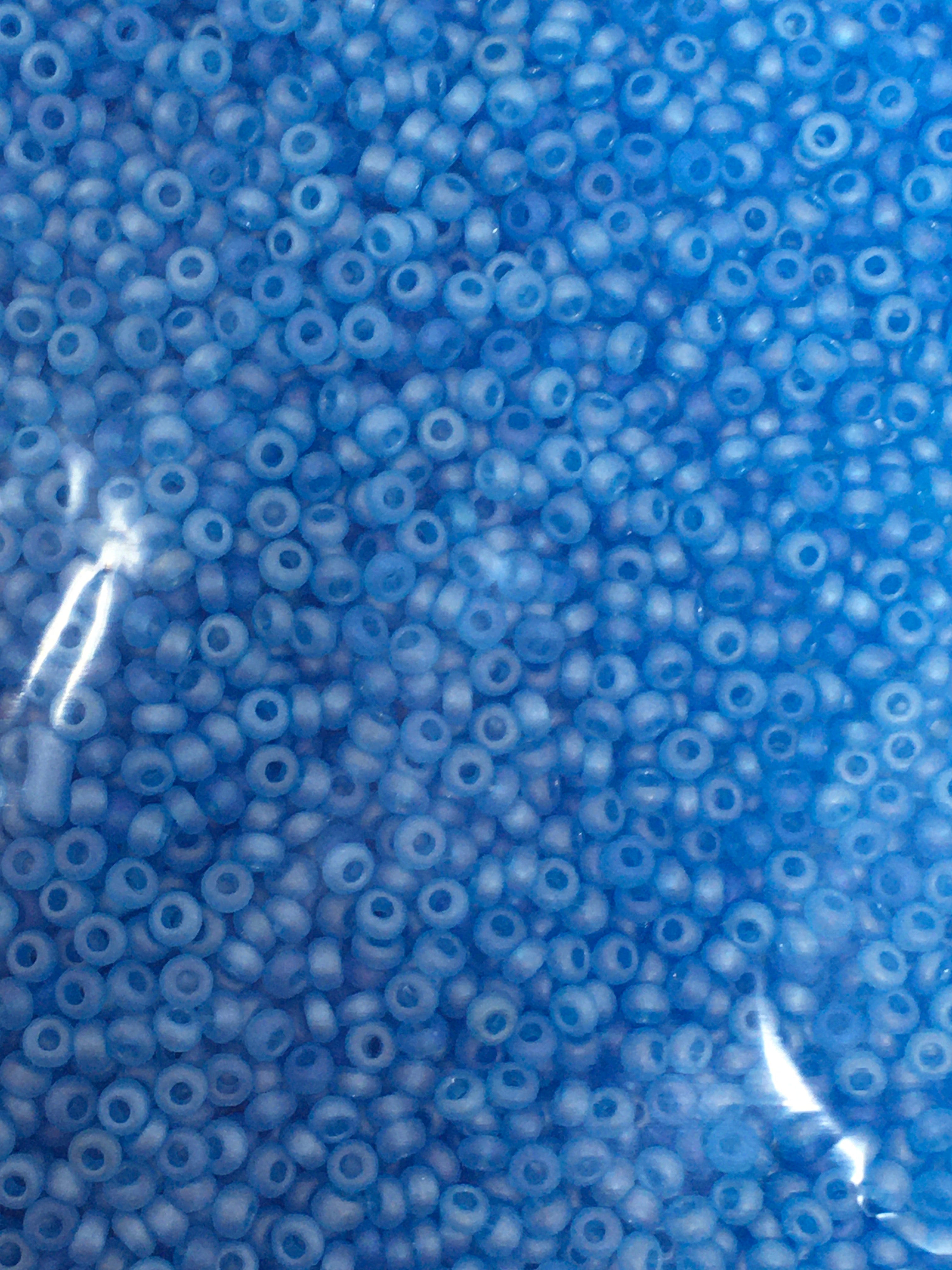 Preciosa , Matte size 10/0 - Transparent Aqua AB