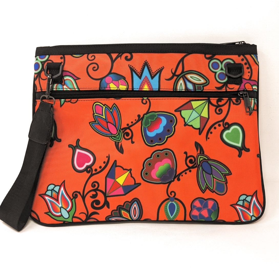 Indigenous Paisley Dahlia Slim Clutch Bag