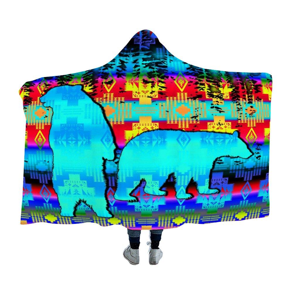 Bear Clan Summer Meadows Hooded Blanket 49 Dzine 