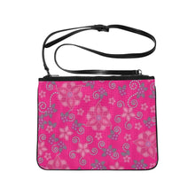 Load image into Gallery viewer, Berry Picking Pink Slim Clutch Bag (Model 1668) Slim Clutch Bags (1668) e-joyer 
