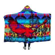 Load image into Gallery viewer, Bird Dance Summer Meadows Hooded Blanket 49 Dzine 
