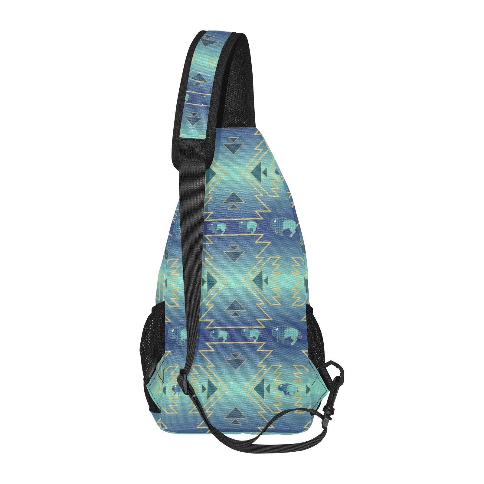 Buffalo Run All Over Print Chest Bag (Model 1719) All Over Print Chest Bag (1719) e-joyer 