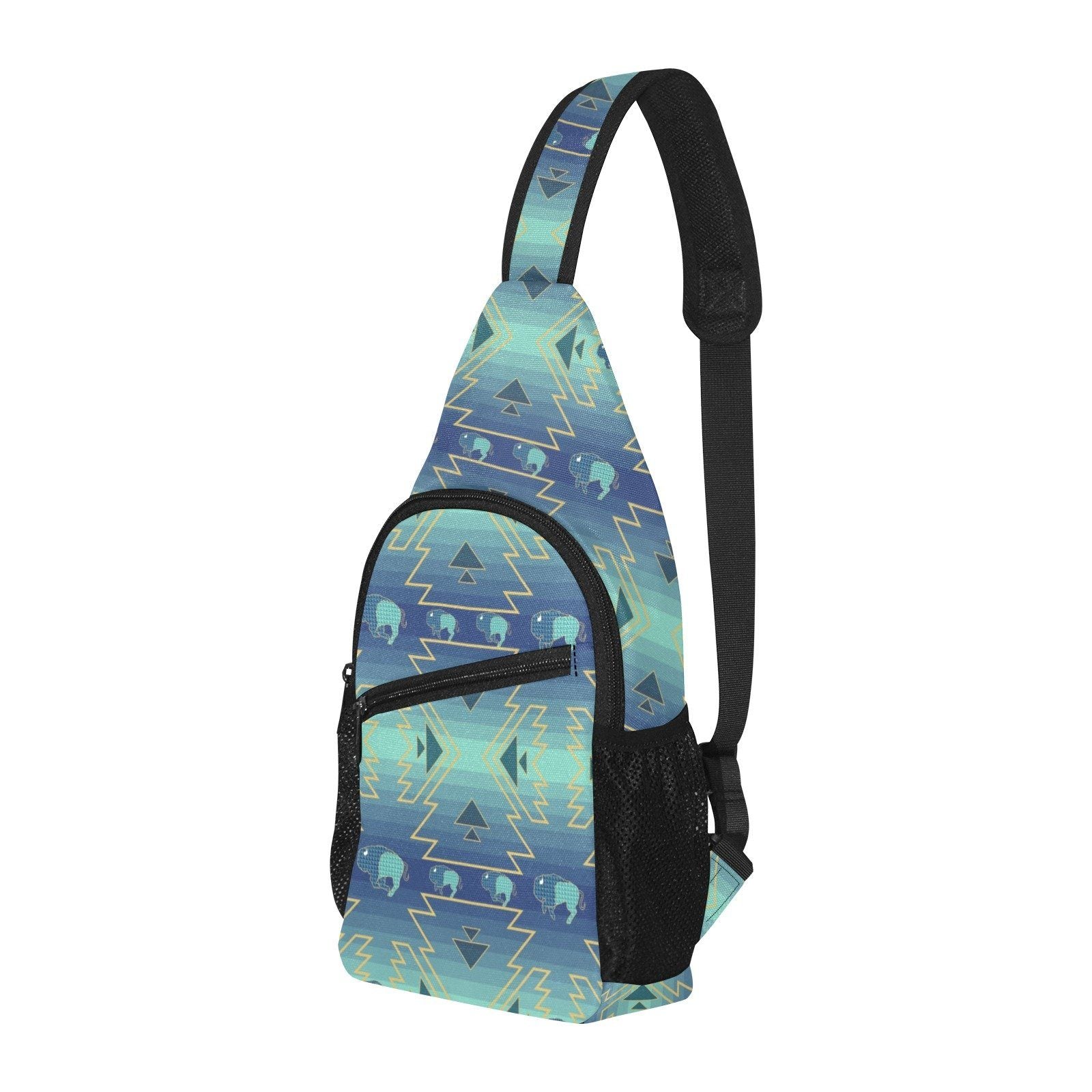 Buffalo Run All Over Print Chest Bag (Model 1719) All Over Print Chest Bag (1719) e-joyer 