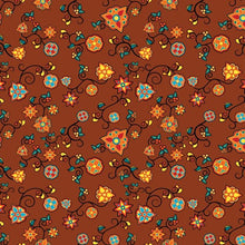Load image into Gallery viewer, Fire Bloom Shade Cotton Poplin Fabric By the Yard Fabric NBprintex 
