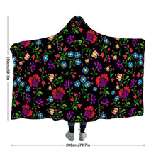 Load image into Gallery viewer, Fleur Indigine Hooded Blanket blanket 49 Dzine 
