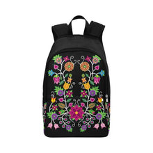 Load image into Gallery viewer, Floral Beadwork-01 Fabric Backpack for Adult (Model 1659) Casual Backpack for Adult (1659) e-joyer 
