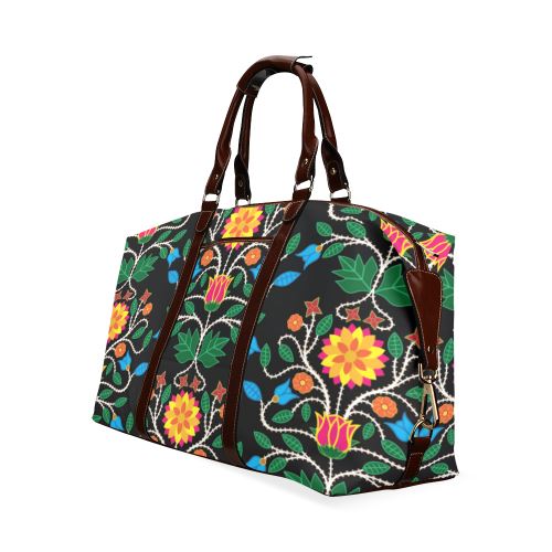 Floral Beadwork Four Clans Classic Travel Bag (Model 1643) Remake Classic Travel Bags (1643) e-joyer 