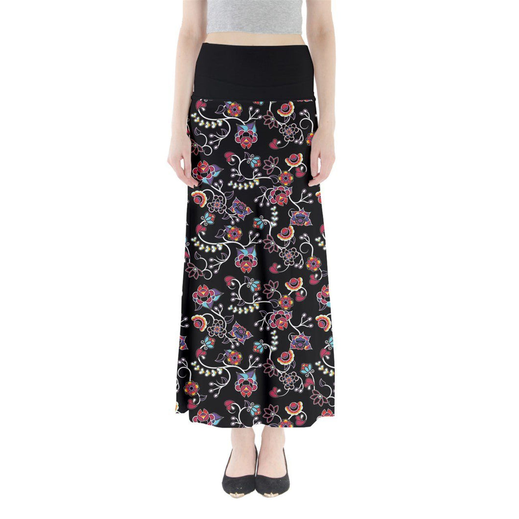 Floral Danseur Full Length Maxi Skirt skirts 49 Dzine 