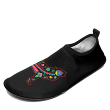 Load image into Gallery viewer, Floral Wolf Sockamoccs Slip On Shoes 49 Dzine 
