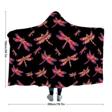 Load image into Gallery viewer, Gathering Noir Hooded Blanket blanket 49 Dzine 
