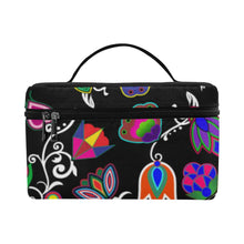 Load image into Gallery viewer, Indigenous Paisley Black Cosmetic Bag/Large (Model 1658) Cosmetic Bag e-joyer 
