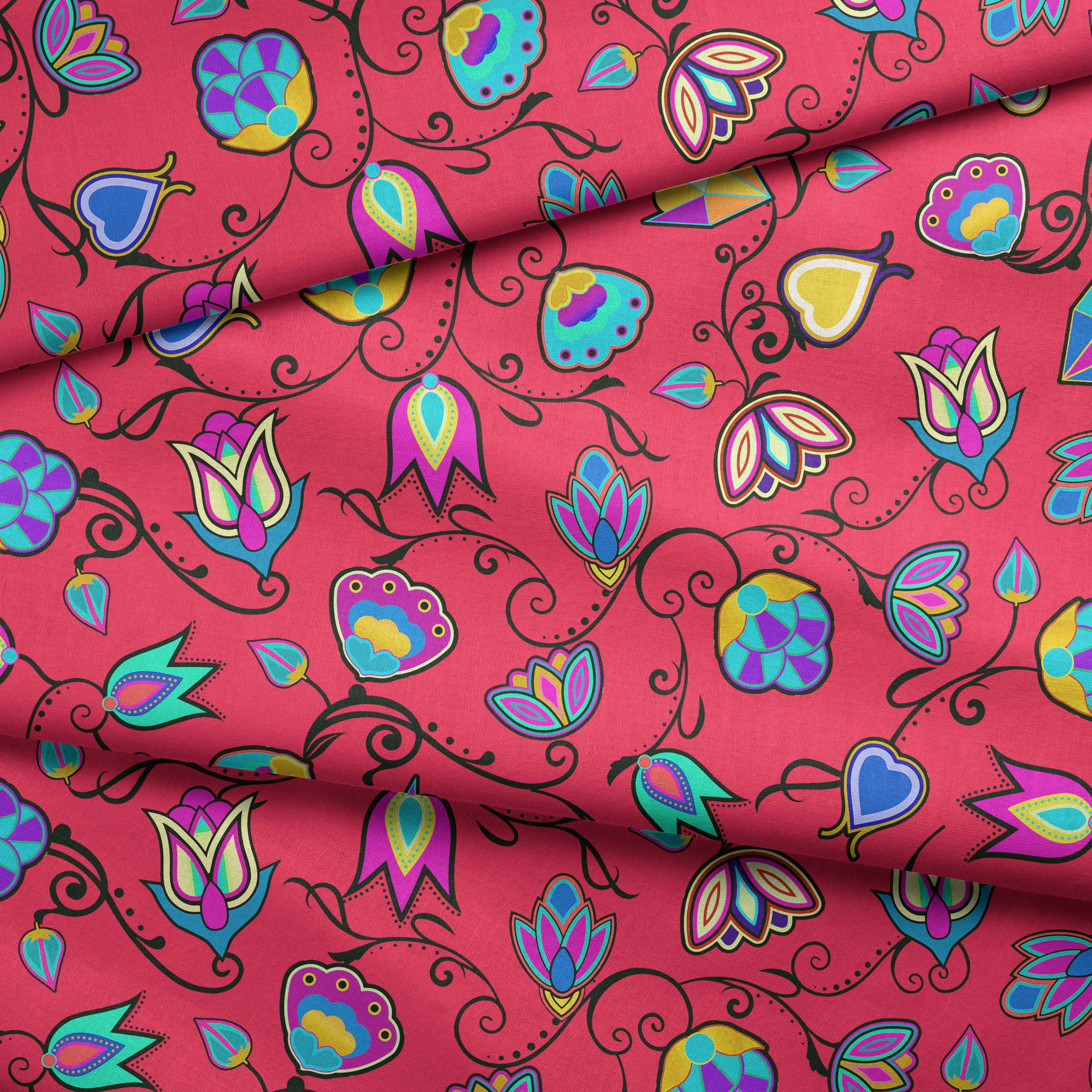Indigenous Paisley Dahlia Fabric by the Yard 49 Dzine 
