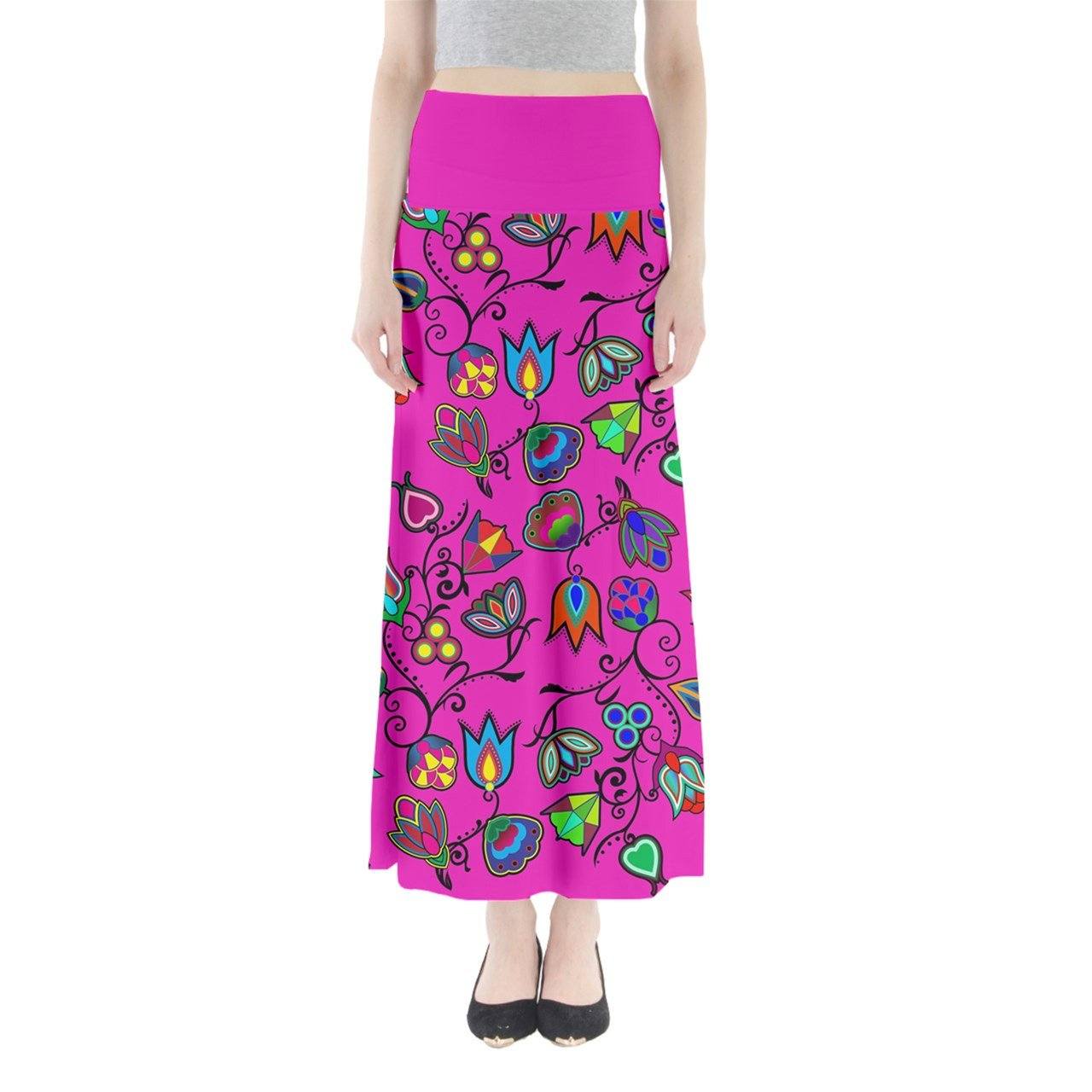 Indigenous Paisley Full Length Maxi Skirt skirts 49 Dzine 
