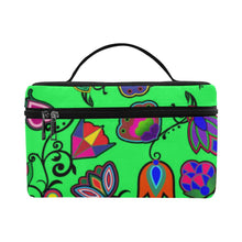 Load image into Gallery viewer, Indigenous Paisley Green Cosmetic Bag/Large (Model 1658) Cosmetic Bag e-joyer 
