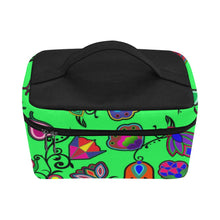 Load image into Gallery viewer, Indigenous Paisley Green Cosmetic Bag/Large (Model 1658) Cosmetic Bag e-joyer 
