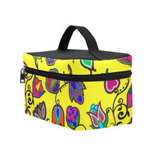 Load image into Gallery viewer, Indigenous Paisley Yellow Cosmetic Bag/Large (Model 1658) Cosmetic Bag e-joyer 
