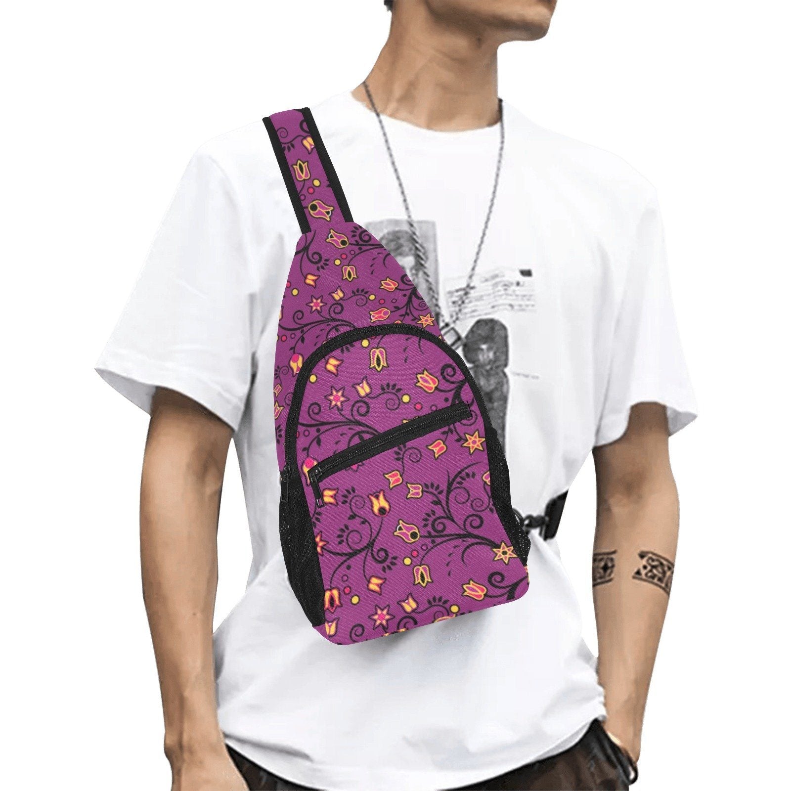 Lollipop Star All Over Print Chest Bag (Model 1719) All Over Print Chest Bag (1719) e-joyer 