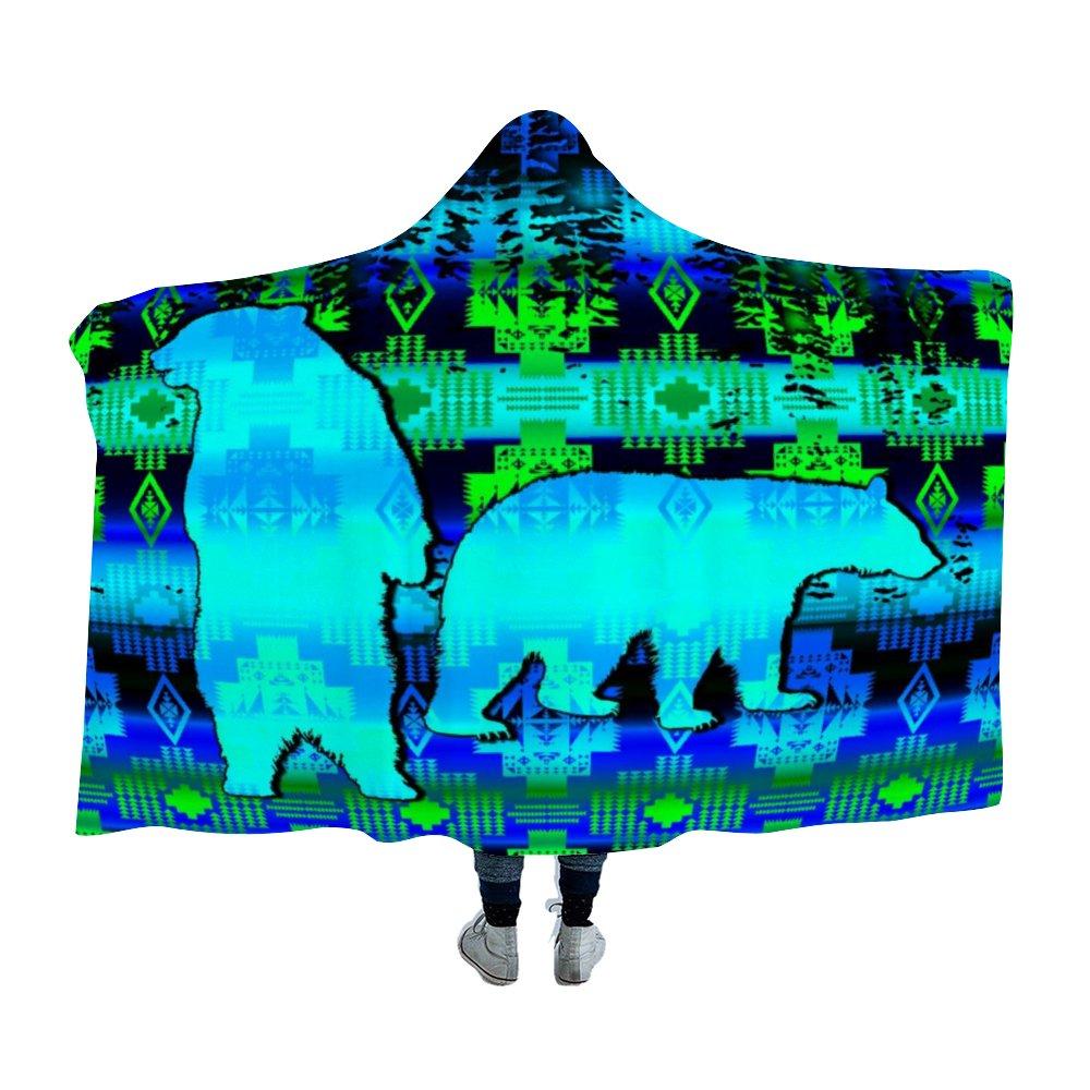 Midnight Bear Hooded Blanket 49 Dzine 