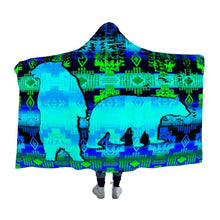 Load image into Gallery viewer, Midnight Bear Hooded Blanket 49 Dzine 
