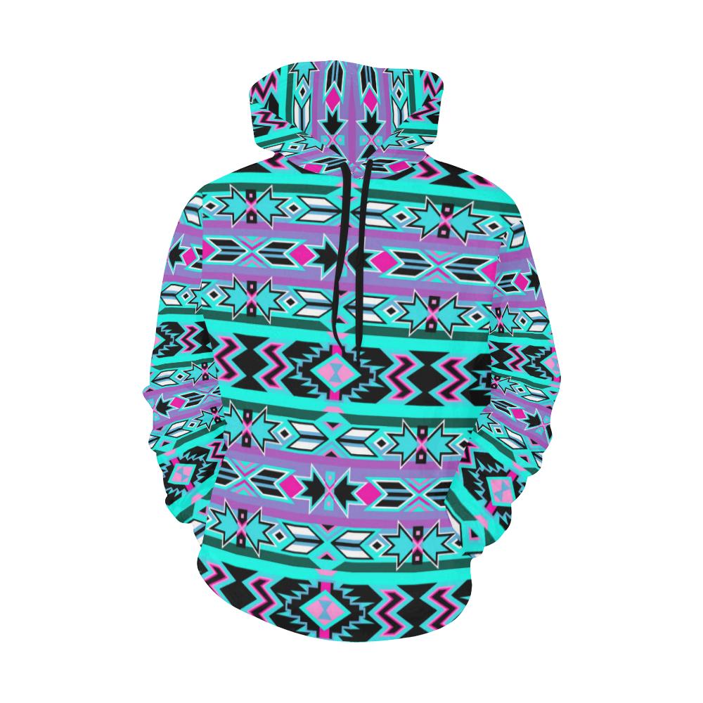 Northeast Journey All Over Print Hoodie for Women (USA Size) (Model H13) All Over Print Hoodie for Women (H13) e-joyer 
